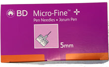 BD Microfine Pen Needles 31g x 5mm (box of 100 needles, use with insulin pens)